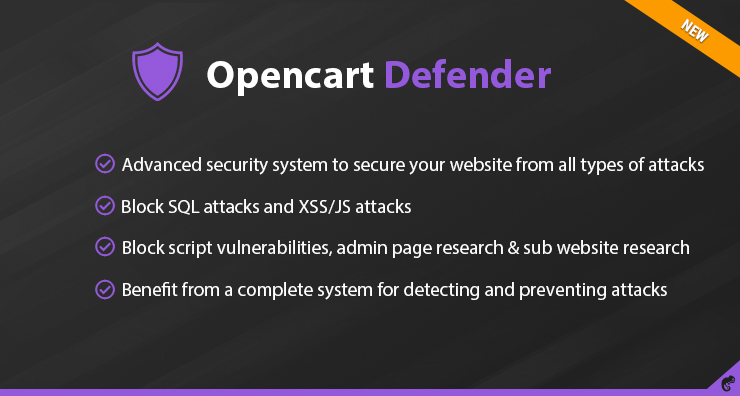Opencart Defender - Full Security and Firewall